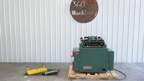 DODDS SE-15R DOVETAIL MACHINE