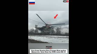 Mi-24 Crazy Maneuvers At Close #shortvideo #shortsfeed
