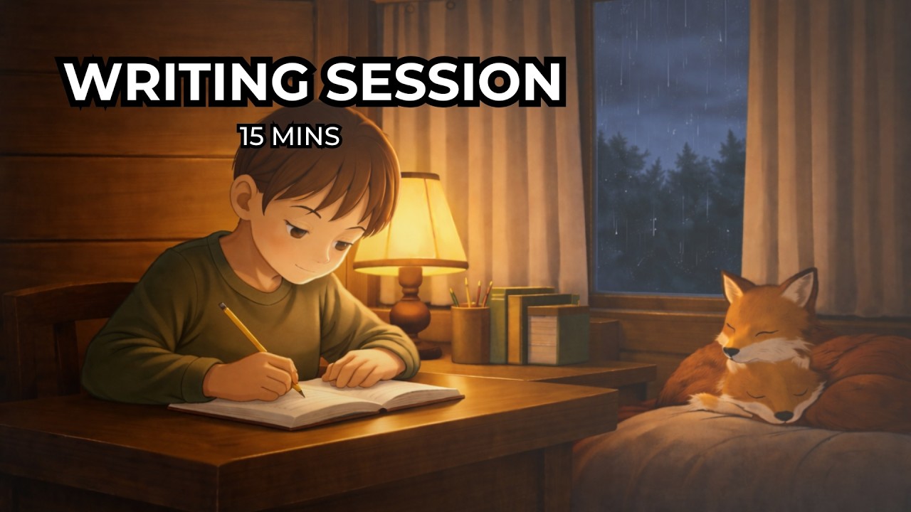 Just Five Minutes. Start Now. ✏️ 15-Min Ambient Accountability Writing Session
