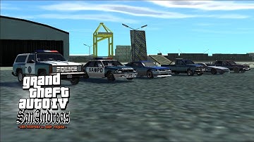 GTA SA - GTA IV:SA Vehicle Pack