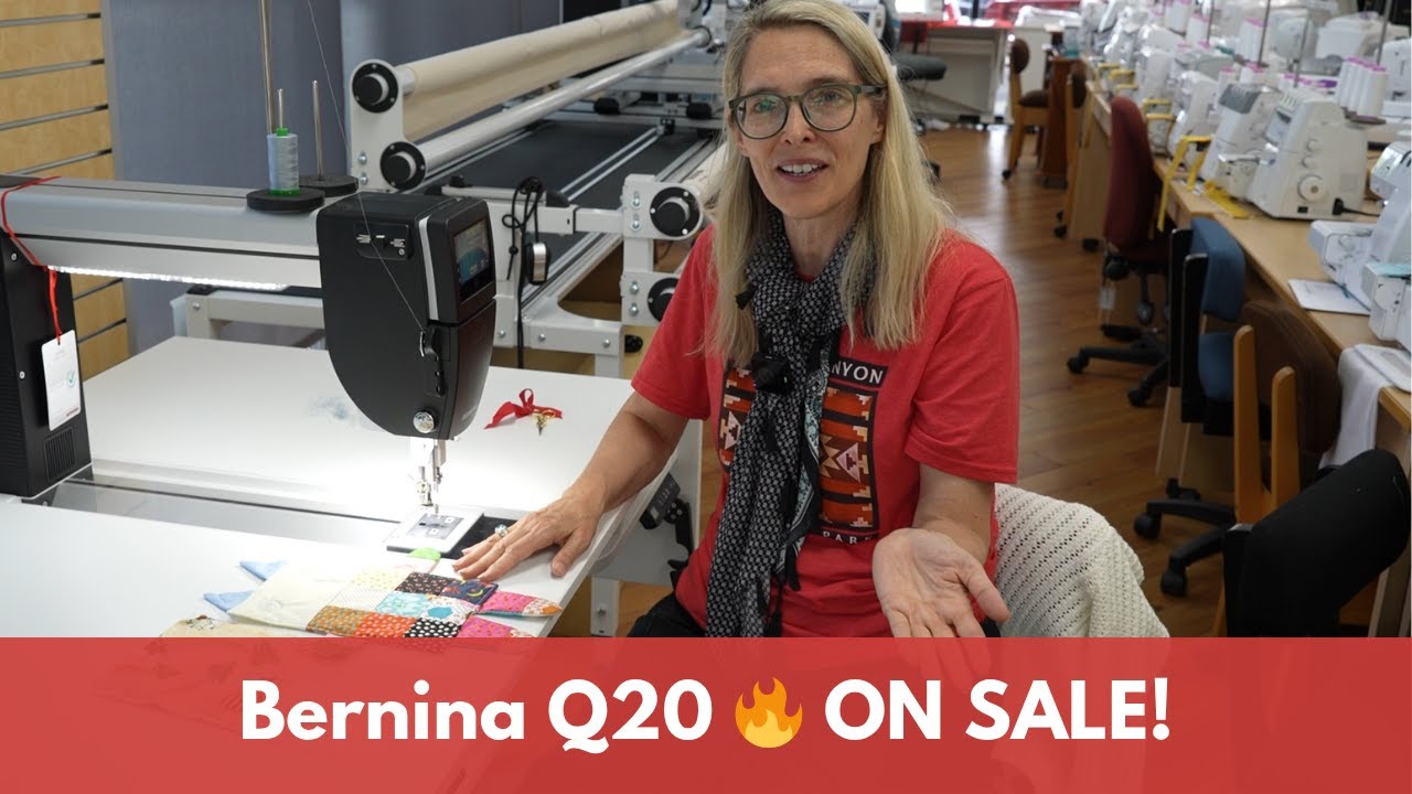 Why the Bernina Q20 Sit-Down is the BEST Longarm Quilting Machine (Now on Sale!)