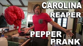 Carolina Reaper Pepper Prank  Wife Vs Husband