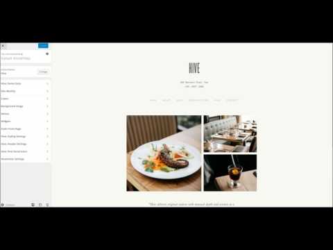 Hive WordPress Theme - Post Types Overview