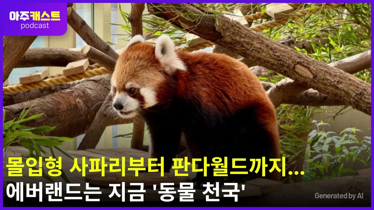 몰입형 사파리부터 판다월드까지…에버랜드는 지금 동물 천국