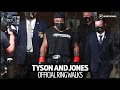 Mike Tyson and Roy Jones Jr official ring walks