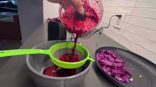 Making red and purple food dye from beets and cabbage A Blue To Dye For New Red Cabbage Food Coloring