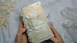 Petite Neutral Vintage Style Journal ft. Lavish Laces