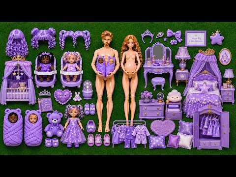 9:48 Minutes Satisfying with Unboxing Barbie Princess Pink Kitchen