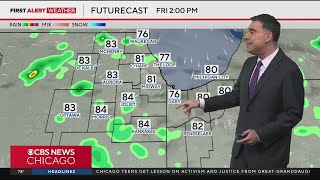 Chicago Weather: Cooler by the lake Friday