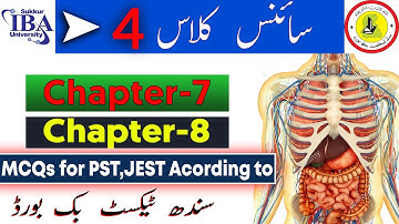 Science Class 4 Chapter 7 and 8 I STB Science I MCQs for PST,JEST I According to STB I