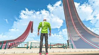 😱 Mega Ramp Disaster! Jack Saves Motu Patlu | Indian Theft Auto Simulator screenshot 3