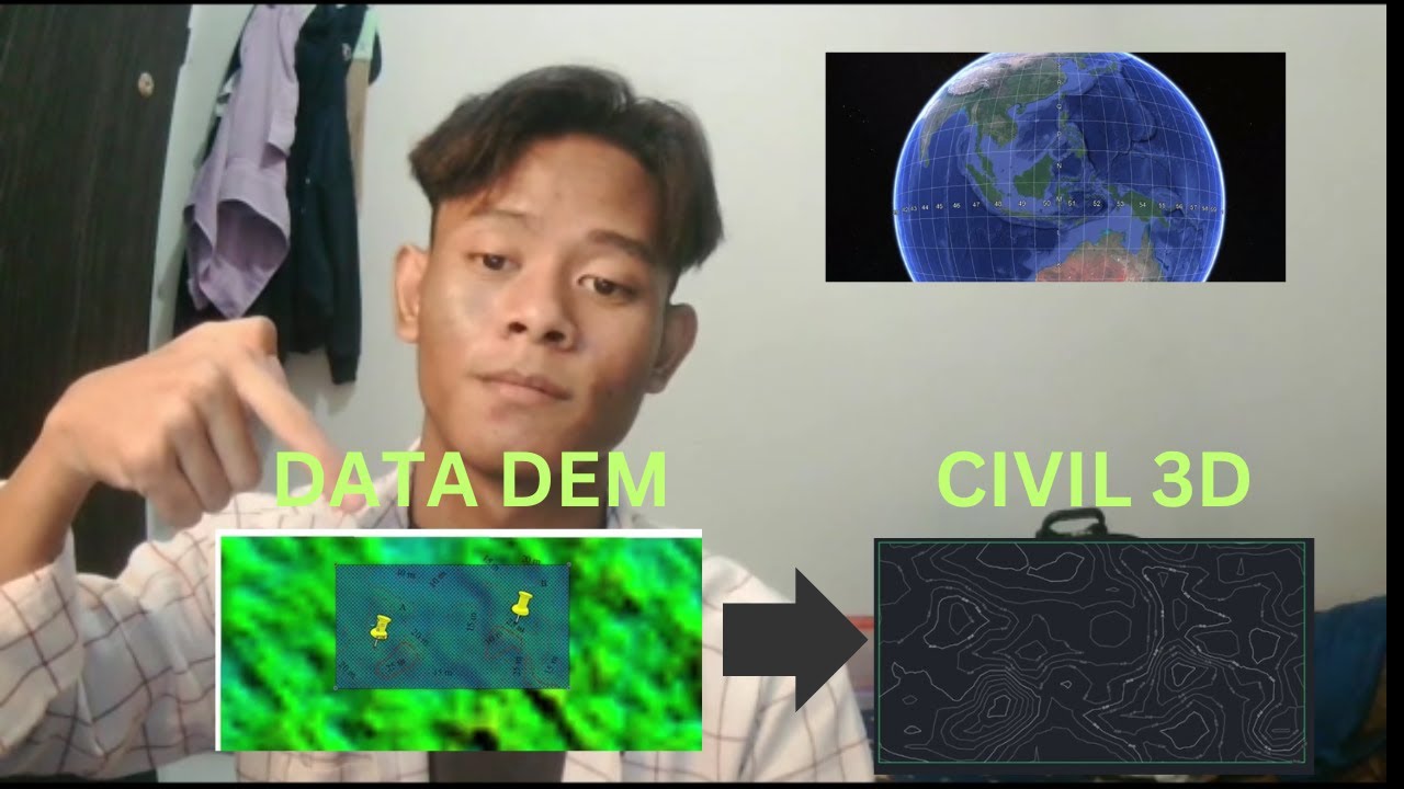 CARA MEMBUAT SURFACE DARI DATA DEM KE GLOBAL MAPPER - CIVIL 3D (TUGAS ...