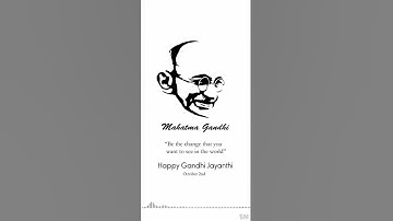 Gandhi Jayanthi I 2nd October I WhatsApp Status I Raghupathi Raghav Raja Ram I SN #1
