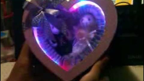 Hộp quà LED trái tim gấu bông