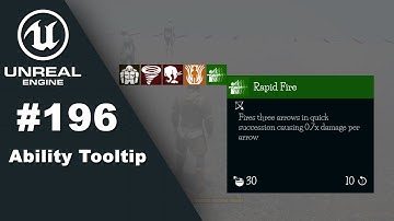 RPG Tutorial 196. Ability tooltip (Unreal Engine 5)