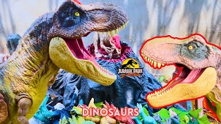 Huge Jurassic World Collection: T-REX, Stegosaurus, Sinoceratops, Giant Spinosaurus & More!