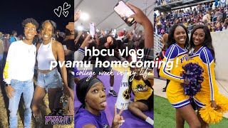 hbcu vlog: PVAMU homecoming 2022! football game, parties, concert, classes, ft. my friends