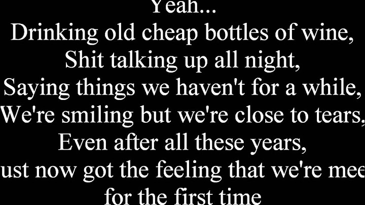 The Script - For The First Time (Lyrics)