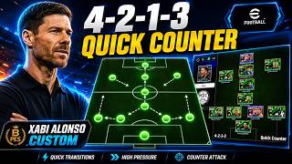 This 4-2-1-3 Custom is INSANE! LB Push + Versatile Attack 🔥 eFootball 2026