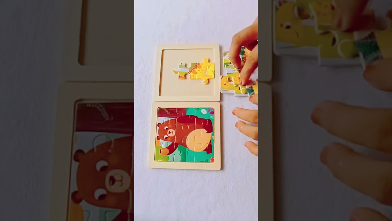 amazing BEAR and DINOSAUR puzzle | fun jigsaw puzzle