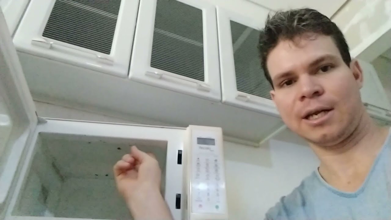 REFORMA DE MICRO-ONDAS amarelado e enferrujado
