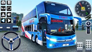 Bus Simulator : Ultimate - New Red Cargo Coach Bus Driver: Let's go to USA - Android GamePlay screenshot 3