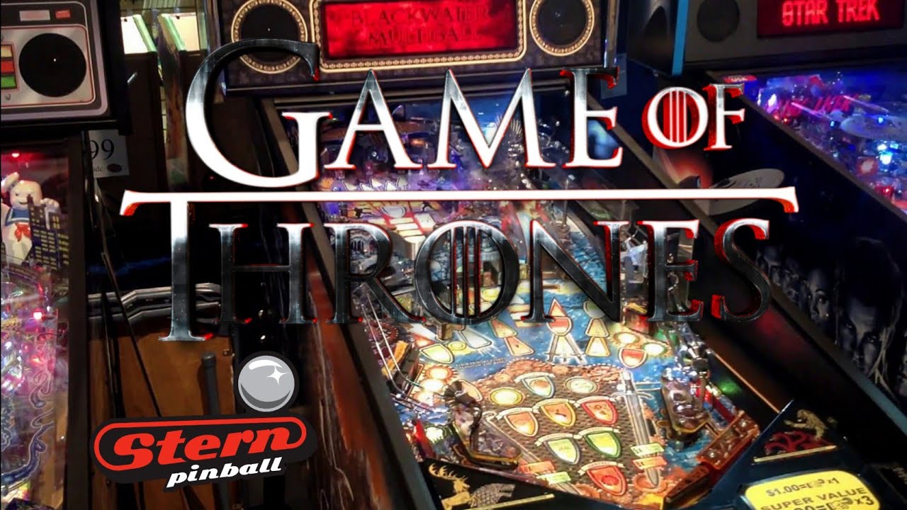 Stern S Game Of Thrones Premium Pinball Machine Gameplay Glass