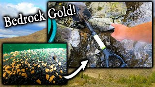 GREAT GOLD! in Loose Bedrock Cracks!