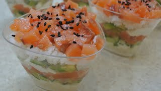 Салат суши - необычная идея подачи суши! Салат на праздник