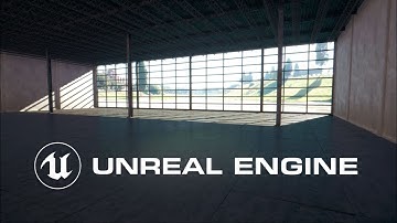 Unreal Engine 4 - Procedural Hangar - Houdini - WIP 01