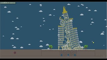 Algodoo Shorts : Building Collapse #2