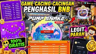 PUMP SNAKE LEGIT! 🐍 Review Lengkap Game Gratis Penghasil BNB! Cara Main, Withdraw & Bukti Bayar
