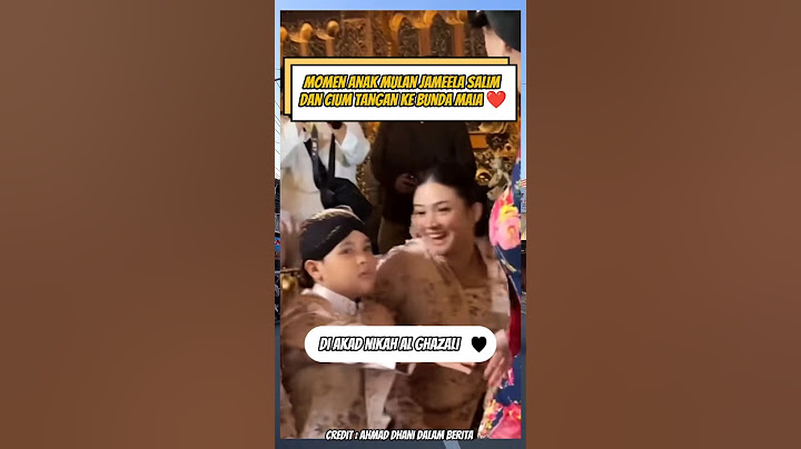 Momen Anak Mulan Jameela Salim & Cium Tangan Bunda Maia