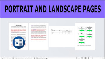 Hoe u de staande en liggende pagina-oriëntatie in hetzelfde Word-document kunt gebruiken | MS Wor...