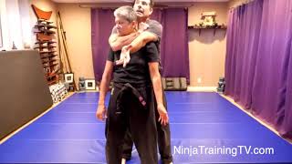 Do gaeshi with sankaku jime