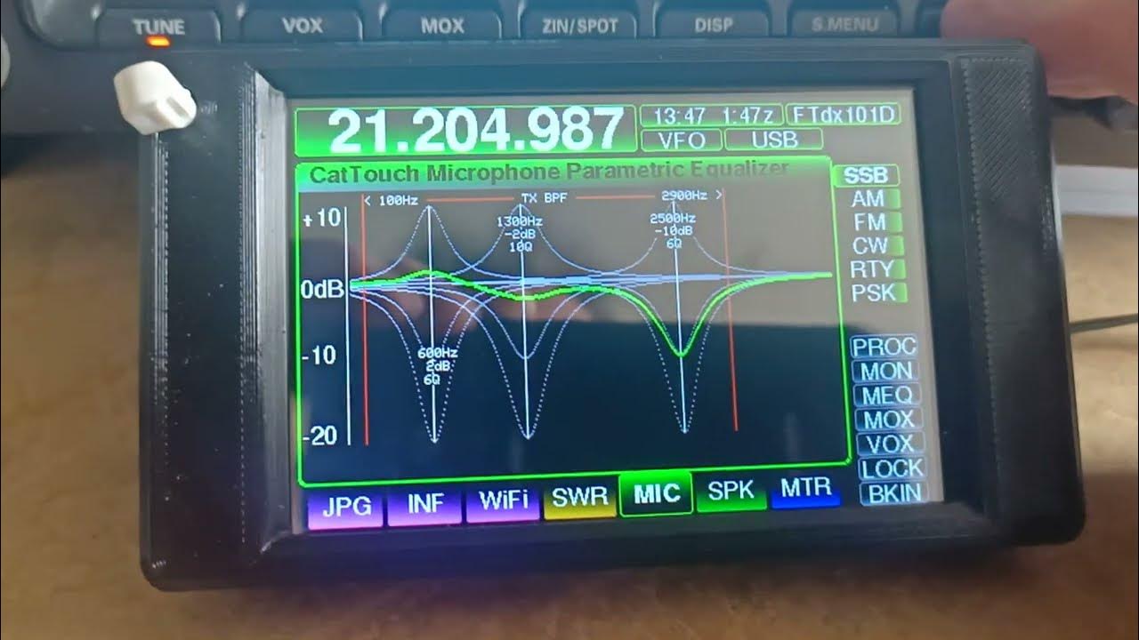 CatTouch Microphone Parametric Equalizer FT991/A FTDX10 FTDX101D