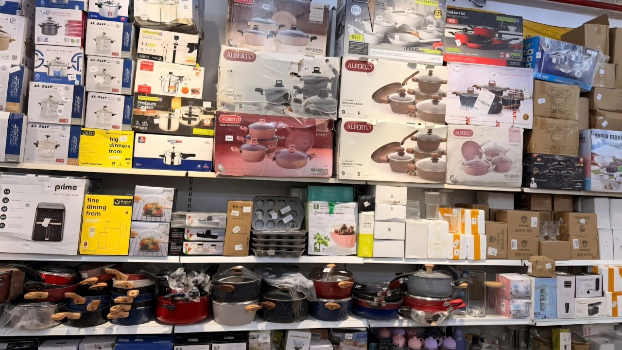 بارخص الاسعار جهزي بيتك ومطبخك لرمضان ولبسي العيال احذية ماركات للعيد باسعار زمان عند الكنوز الاوله