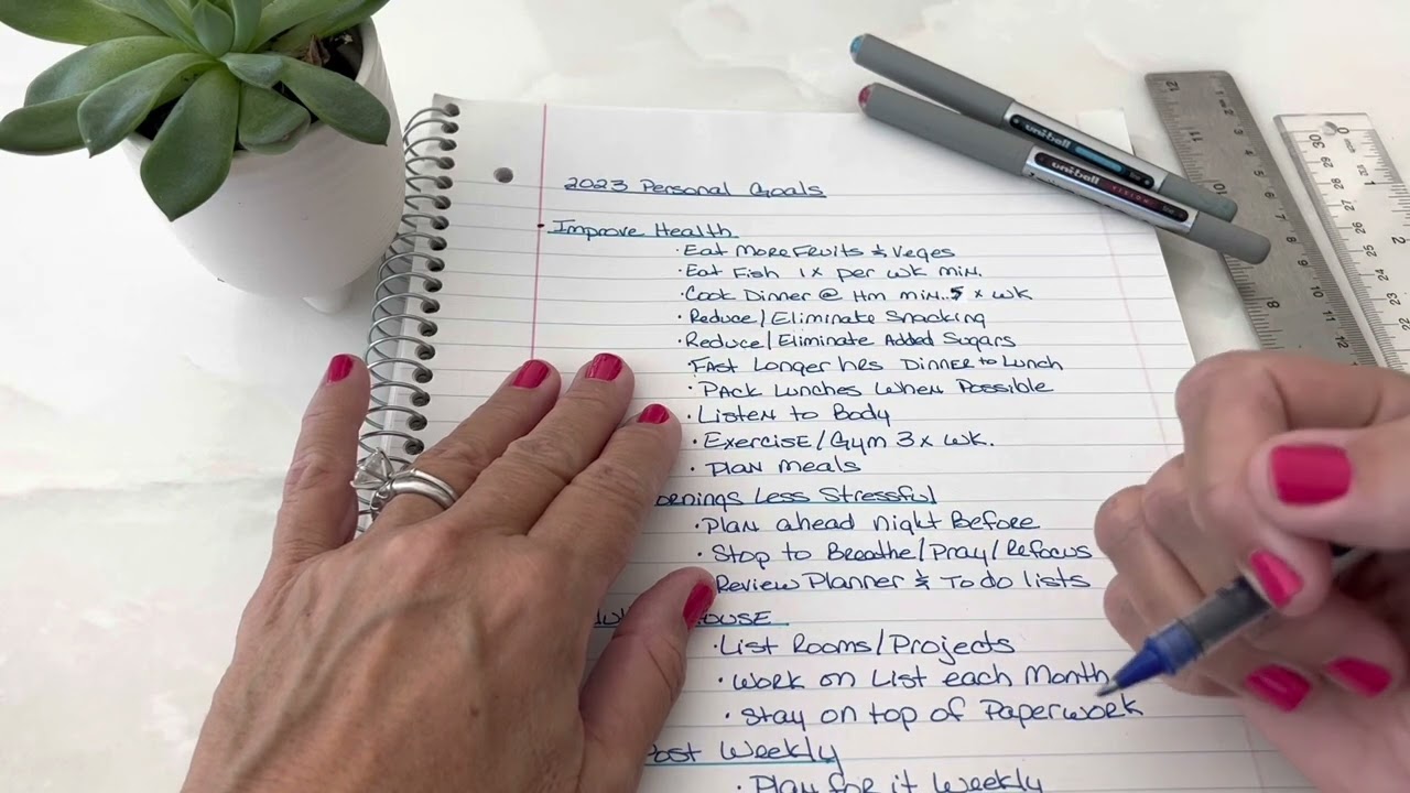 Personal Goals / Resolutions 2023