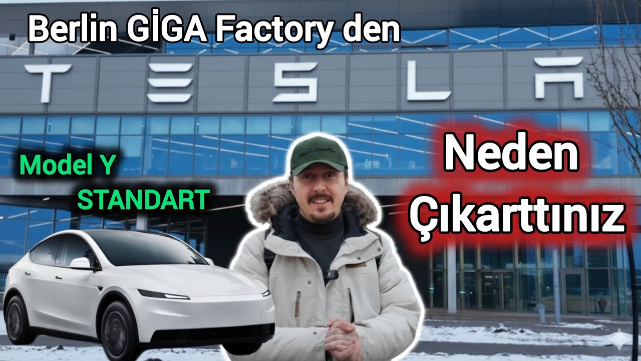 Tesla Standart Modeli Neden Çıkarttı. Tesla Berlin Fabrikasındayız.