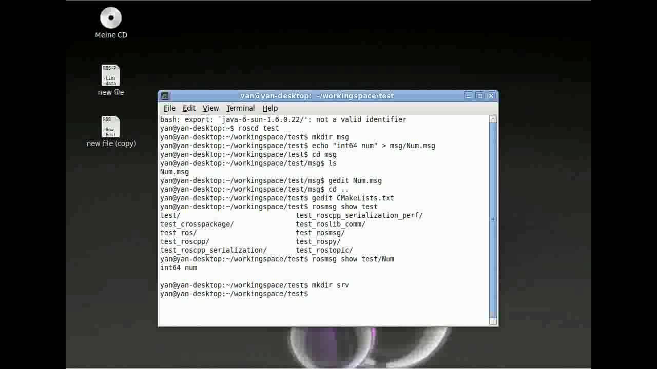 ROS msgs and srvs[ENG]