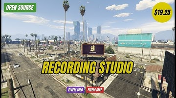Fivem Recording Studio MLO | Music Production Interior | $19.25 | Open Source