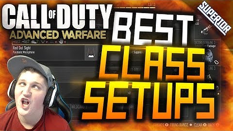 MY CLASS SETUPS! Best Class Setups in Advanced Warfare! (Call of Duty Gameplay/Commentary)