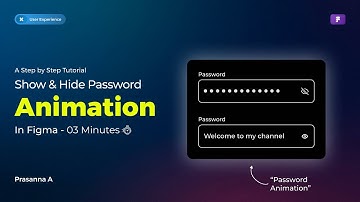Show & Hide Password Animation in Figma | Tutorial