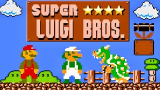 Super Luigi Bros.|Review & Playthrough|Super Mario Bros. ROM Hack screenshot 1