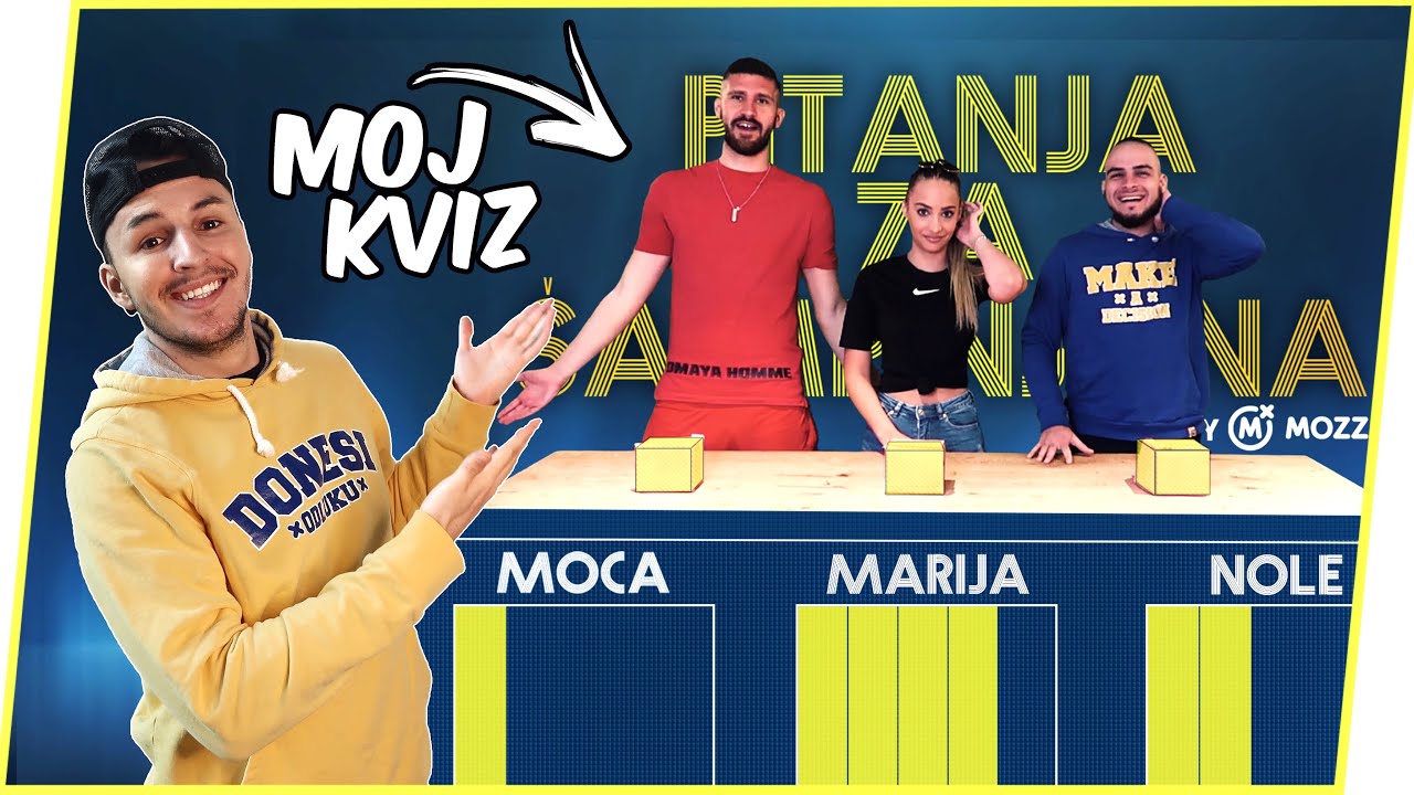 NAPRAVIO SAM SVOJ KVIZ!