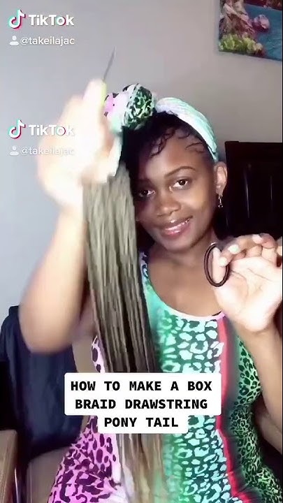  EASY DIY Box Braid Crochet / Braided Updo - YouTube