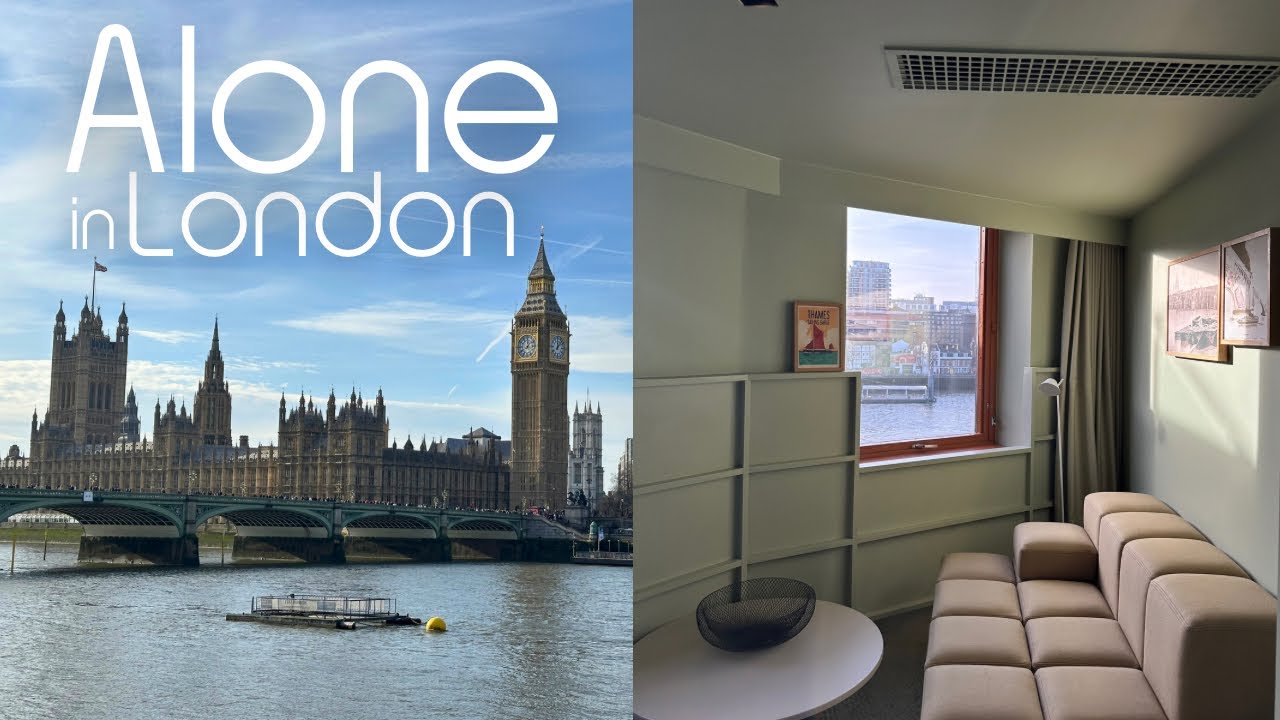 ［ひとり旅］初ロンドン🇬🇧｜お洒落ホテル滞在｜身体を労わりながら気ままにのんびり過ごす40代のソロトリップブイログ｜DAY1&DAY2