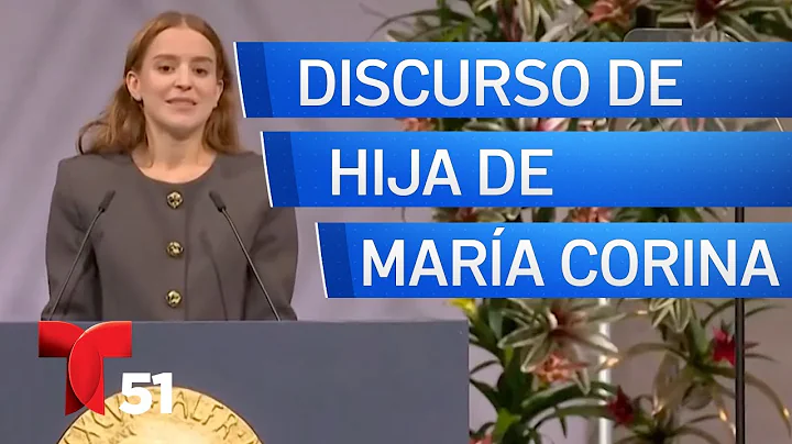 Discurso completo de la hija de María Corina Machado tras recibir el Premio Nobel de la Paz