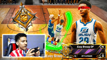 *RARE* LEGEND 3pt Playmaker BUILD DOMINATES RUSH 1v1 EVENT!! 100% GREEN JUMPSHOT! Best Build NBA2K20