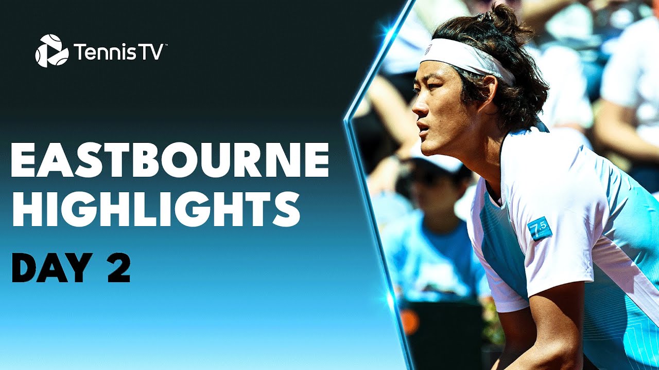 Zhang Takes on Sonego; Broady, Cressy and Ymer All Feature Eastbourne 2023 Highlights Day 2
